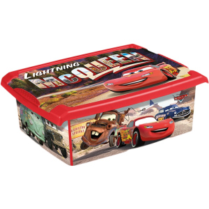 Ящик для зберігання Keeeper Cars 29 x 14 x 39 см 10 л Червоний (2730kee-червоний) краща модель в Рівному