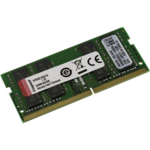 Оперативна пам'ять Kingston SODIMM DDR4-2666 16384MB PC4-21300 (KVR26S19D8/16) краща модель в Рівному