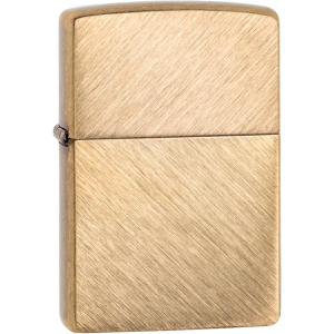 Зажигалка Zippo 29830 Herringbone Sweep Brass Золотистая (Zippo 29830) ТОП в Ровно