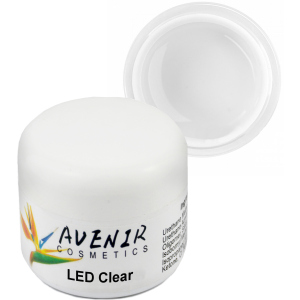 Гель для наращивания ногтей Avenir Cosmetics LED Clear 50 мл (5900308133132) ТОП в Ровно