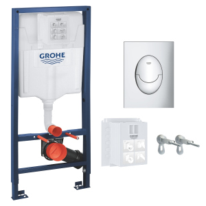 Інсталяція GROHE Rapid SL 3 в 1 39503000 з панеллю змиву Skate Air S 37965000 хром ТОП в Рівному