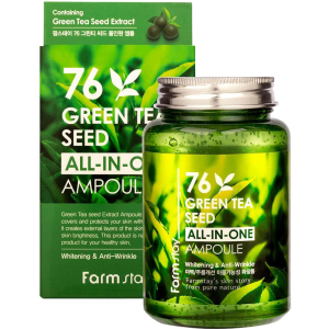 Сыворотка для лица FarmStay 76 Green Tea Seed All-In-One Ampoule с зеленым чаем 250 мл (8809469775090) в Ровно