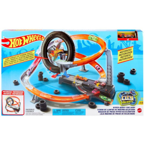 хорошая модель Игровой набор Hot Wheels Гонки в шиномонтажной (GJL16)