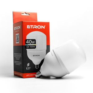 LED лампа ETRON 1-EHP-304 T120 40W 6500K E27 краща модель в Рівному