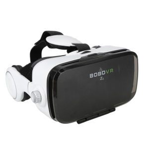 3D очки виртуальной реальности Kronos VR Box Z4 с наушниками и пультом White (par_z4) лучшая модель в Ровно