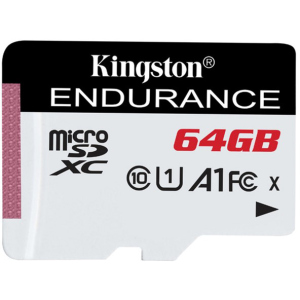 Kingston microSDXC 64GB High Endurance Class 10 UHS-I U1 A1 (SDCE/64GB) в Рівному