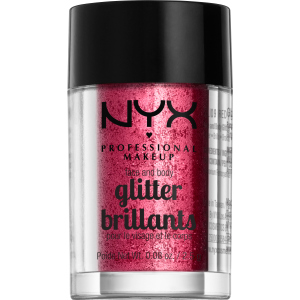 Глиттер NYX Professional Makeup Face & Body Glitter 09 Red 2.5 г (800897846817) лучшая модель в Ровно