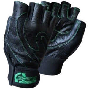 Перчатки Scitec Nutrition Glove Green Style L Черно-зеленые (816532010192) лучшая модель в Ровно