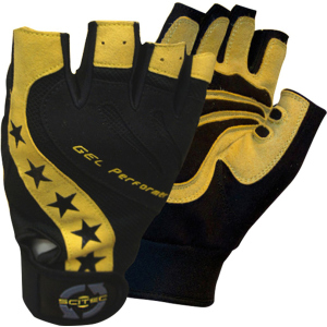 Перчатки Scitec Nutrition Glove Power Style M Черно-желтые (816532010284) надежный