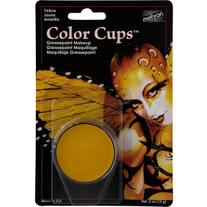 Кремовый грим Mehron Color Cups Yellow 12 г (CCC-Y) (764294502045) лучшая модель в Ровно