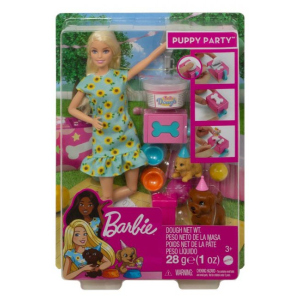 купити Ігровий набір Barbie Вечірка щенят (GXV75)