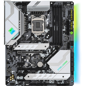 купить Материнская плата ASRock Z590 Steel Legend (s1200, Intel Z590, PCI-Ex16)