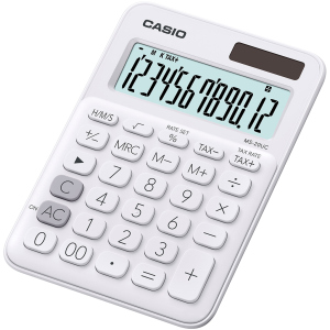 Калькулятор Casio 12 розрядний 105х149.5х22.8 (MS-20UC-WE-S-ES) ТОП в Рівному