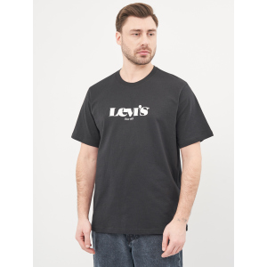 Футболка Levi's SS Relaxed Fit Tee Mv SSnl Logo Caviar 16143-0084 S (5400898765718) лучшая модель в Ровно