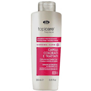 Шампунь оживляючий для фарбованого волосся Lisap Top Care Repair Chroma Care Revitalising shampoo 250 мл. краща модель в Рівному