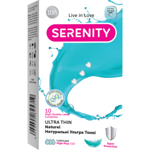 Презервативи Serenity Ultra Thin 10 шт (6949402825719) ТОП в Рівному