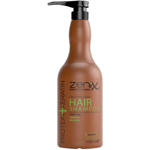 Шампунь очищающий Zenix Protein+Keratin 1 л (8680075541480) надежный