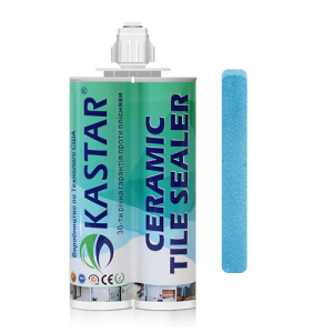 Двухкомпонентная эпоксидная фуга затирка Kastar Ceramic Tile Sealant Голубая лагуна, 400мл. рейтинг