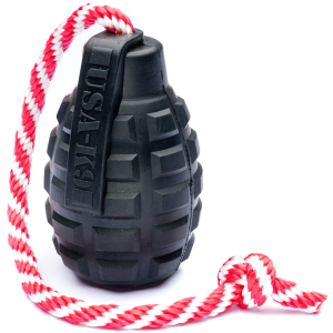 Игрушка для собак SodaPup Magnum Grenade Reward Toy - Medium - Black (810216024086)