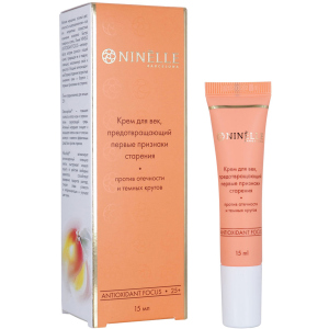 Крем для век Ninelle Barcelona Antioxidant Focus 25+ против первых признаков старения 15 мл (8435328113484) надежный