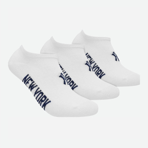 Носки New York Yankees 3 pk Sneaker 15100004-1001 43-46 р 3 пары Белые (8718984009385) в Ровно