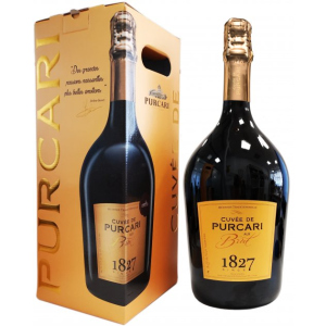 Вино игристое Purcari Cuvee de Purcari белое брют 3 л 12.5% Подарочная упаковка (4840472020108) рейтинг