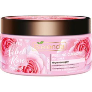 Скраб сахарный Bielenda Super Skin Diet Velvet Rose Регенерирующий 350 г (5902169034214) в Ровно