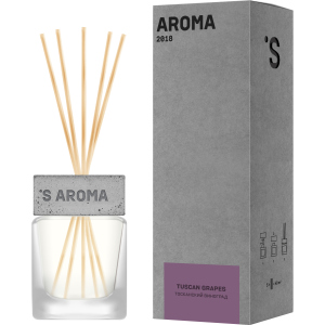 Аромадиффузор Sister's Aroma Reed Diffuser Tuscan Grapes Тосканский виноград 120 мл (8681301037166) лучшая модель в Ровно