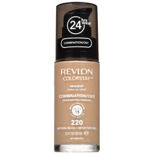 Тональний крем Revlon ColorStay комбінована та жирна шкіра з дозатором 220 Natural Beige 30 мл (309974700054) в Рівному