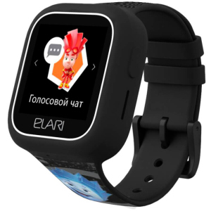 Детские телефон-часы с GPS трекером Elari FixiTime Lite Black (ELFITL-BLK) лучшая модель в Ровно