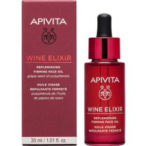 Олія Apivita Wine Elixir для відновлення та підвищення пружності шкіри обличчя 30 мл (5201279071639)