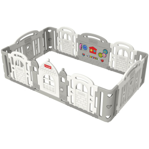 Дитячий манеж Dwinguler Castle Downy Grey (8809268161032) краща модель в Рівному