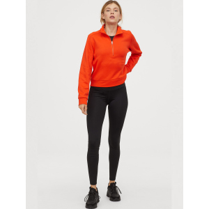 Спортивные леггинсы H&M Sport 0720125-1 S Черные (2000001715864) лучшая модель в Ровно