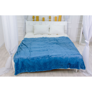 Плед MirSon №1002 Damask Blue 200x230 (2200002981651) в Рівному