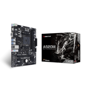 Материнська плата Biostar MicroATX SODIMM DDR4 24+8 (A520MH)