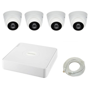 купить Комплект видеонаблюдения Hikvision IP-4D 4MP KIT