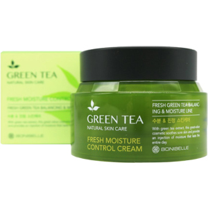 Крем для обличчя Bonibelle Зелений Чай Green Tea Fresh Moisture Control Cream 80 мл (8809474497161) краща модель в Рівному