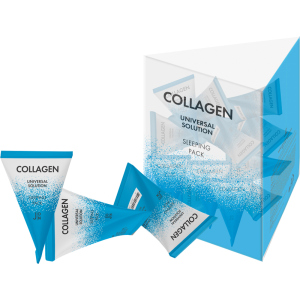 Маска для обличчя J:ON Колаген Collagen Universal Solution Sleeping Pack 20 шт x 5 г (8802929007038) ТОП в Рівному