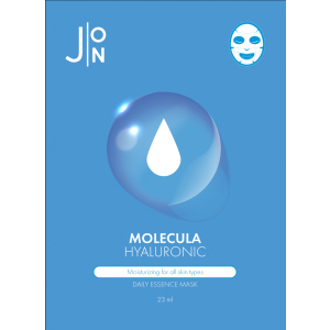 Тканинна маска для обличчя J:ON Гіалуронова кислота Molecula Hyaluronic Daily Essence Mask 10шт x 23 мл (8809175177553) рейтинг