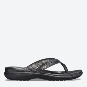 В'єтнамки Crocs Jibbitz Capri Strappy Flip 205478-060-W6 36-37 22.9 см Чорні (191448310056) ТОП в Рівному