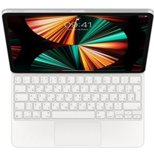 Обкладинка-клавіатура Apple Magic Keyboard для iPad Pro 12.9 2021 White (MJQL3RS/A) краща модель в Рівному