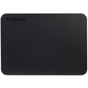 Зовнішній накопичувач HDD 2.5" USB 2.0TB Toshiba Canvio Basics Black + USB-C адаптер (HDTB420EK3ABH) ТОП в Рівному