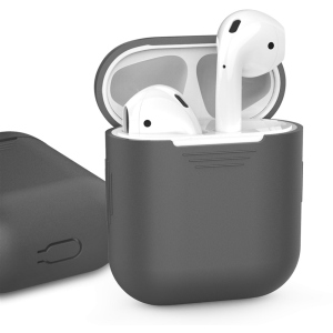 Класичний Силіконовий чохол AhaStyle для Apple AirPods Gray (AHA-01020-GRY) в Рівному