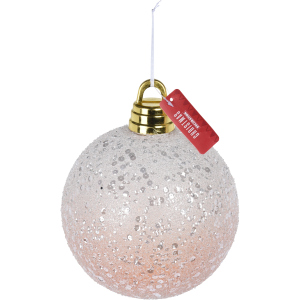 Ялинкова куля Christmas Decoration 20 см (CAA724990_glitter) краща модель в Рівному