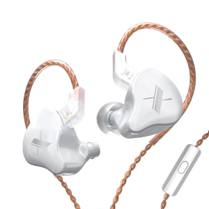 Навушники KZ ZS5 (EDX) з мікрофоном white краща модель в Рівному