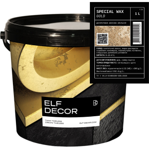 Декоративный воск Elf DecorSpecial Wax 1 л Gold (mba1d124w) лучшая модель в Ровно