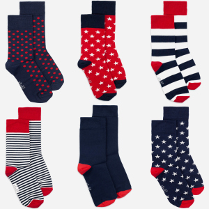 Набір шкарпеток The Pair of Socks 12P-111-RWB/BX 41-43 (12 пар) (4820234215706)