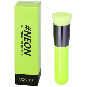 хороша модель Пензель для тональної основи Docolor Neon Green DO-N10 (6971651822904)