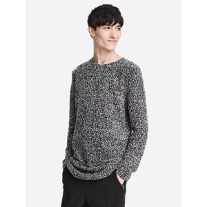 Джемпер H&M 60316631 М Чорний із сірим (6666000144096) ТОП в Рівному