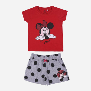 Комплект (футболка + шорты) Disney Minnie 2200007019 164 см (14 лет) Красный (8427934548309) лучшая модель в Ровно